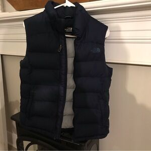 North face puffer down vest